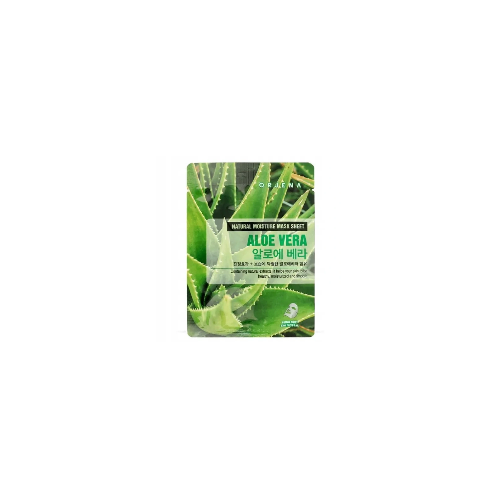 ORJENA Natural Moisture Mask Sheet maska w płacie łagodząca Aloe Vera 