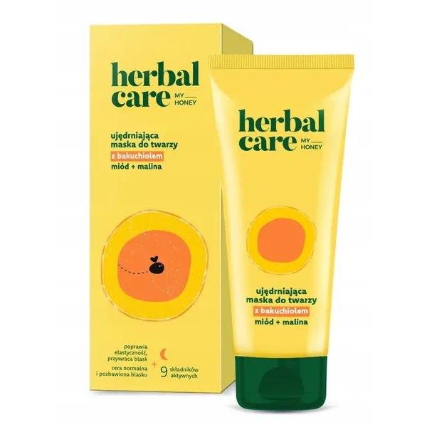 FARMONA Herbal Care My Honey maska do twarzy ujędrniająca z bakuchiolem 50ml