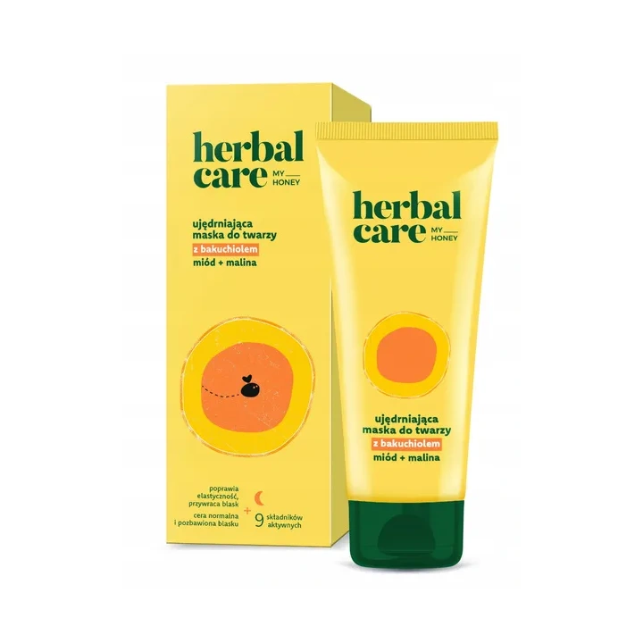 FARMONA Herbal Care My Honey maska do twarzy ujędrniająca z bakuchiolem 50ml