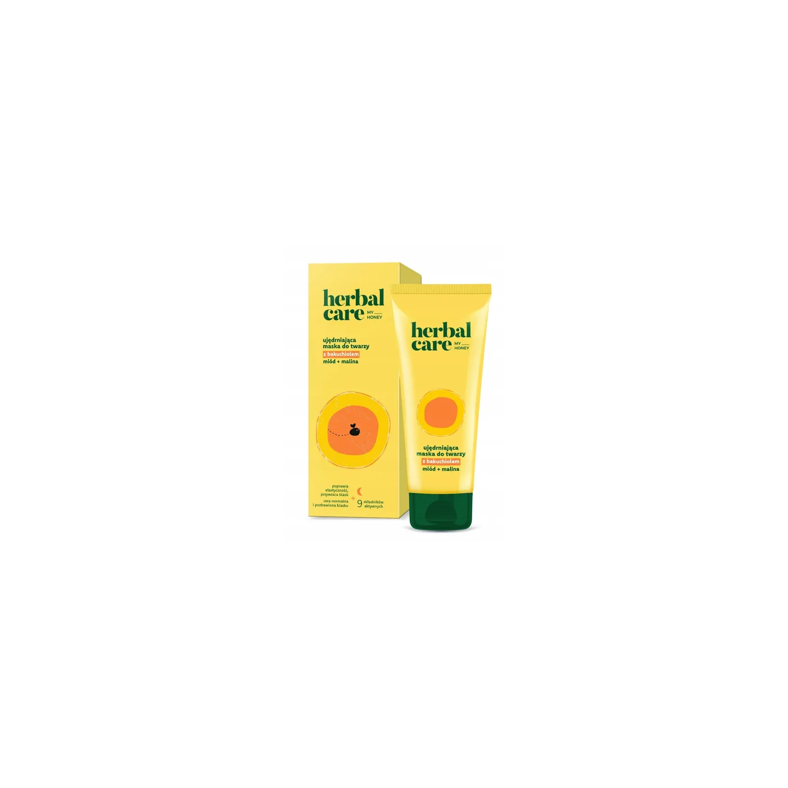 FARMONA Herbal Care My Honey maska do twarzy ujędrniająca z bakuchiolem 50ml