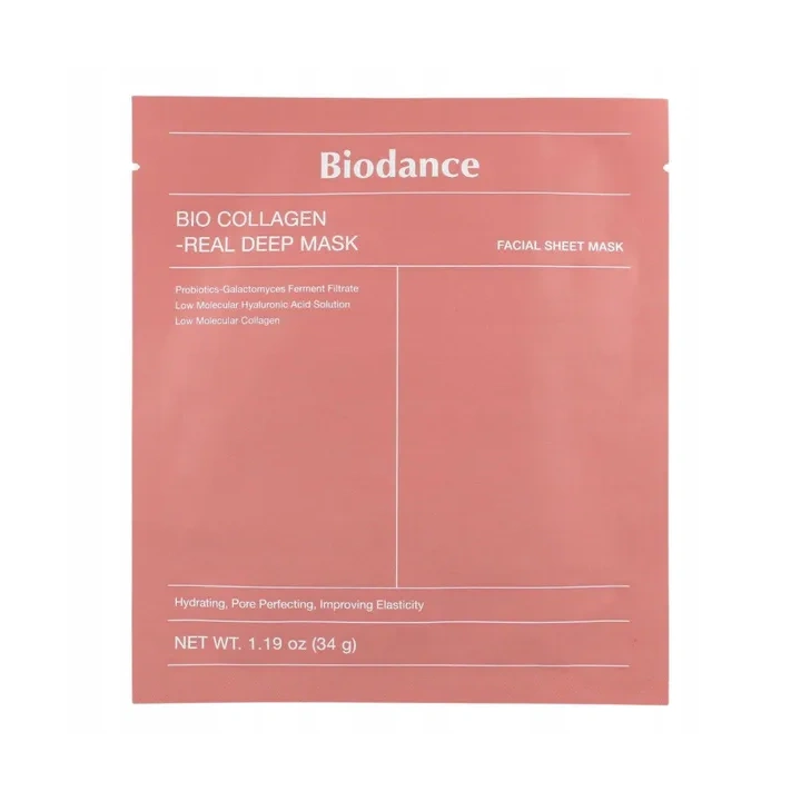 BIODANCE Real Deep Mask Bio Collagen hydrożelowa maska do twarzy z bio kolagenem 34g