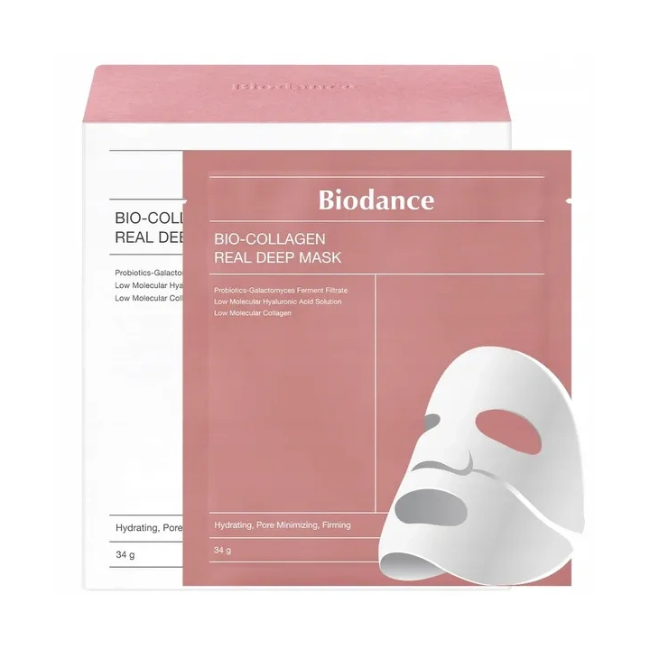 BIODANCE Real Deep Mask Bio Collagen hydrożelowa maska do twarzy z bio kolagenem 34g