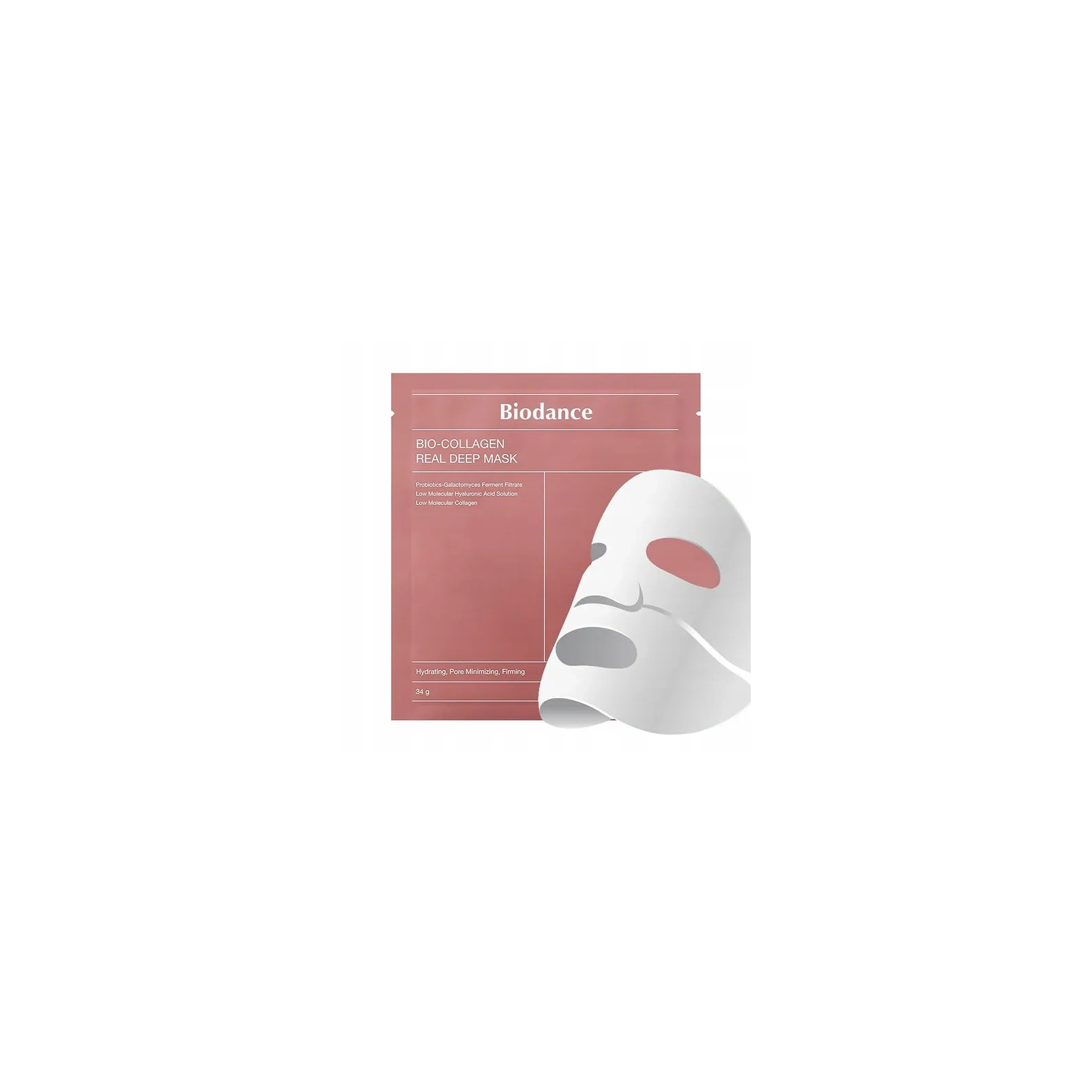 BIODANCE Real Deep Mask Bio Collagen hydrożelowa maska do twarzy z bio kolagenem 34g