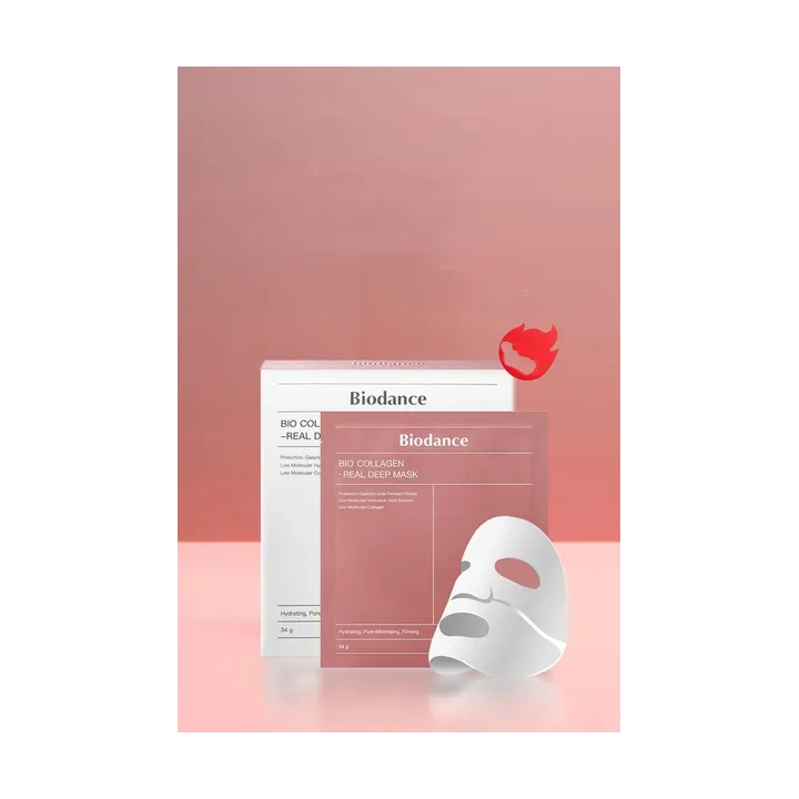 BIODANCE Real Deep Mask Bio Collagen hydrożelowa maska do twarzy z bio kolagenem 34g