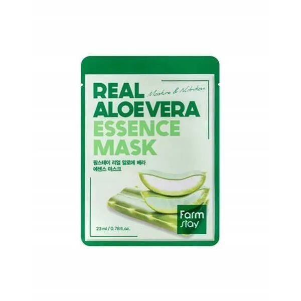 FARMSTAY Real Essence Mask maska do twarzy w płacie Aloe Vera 23ml 