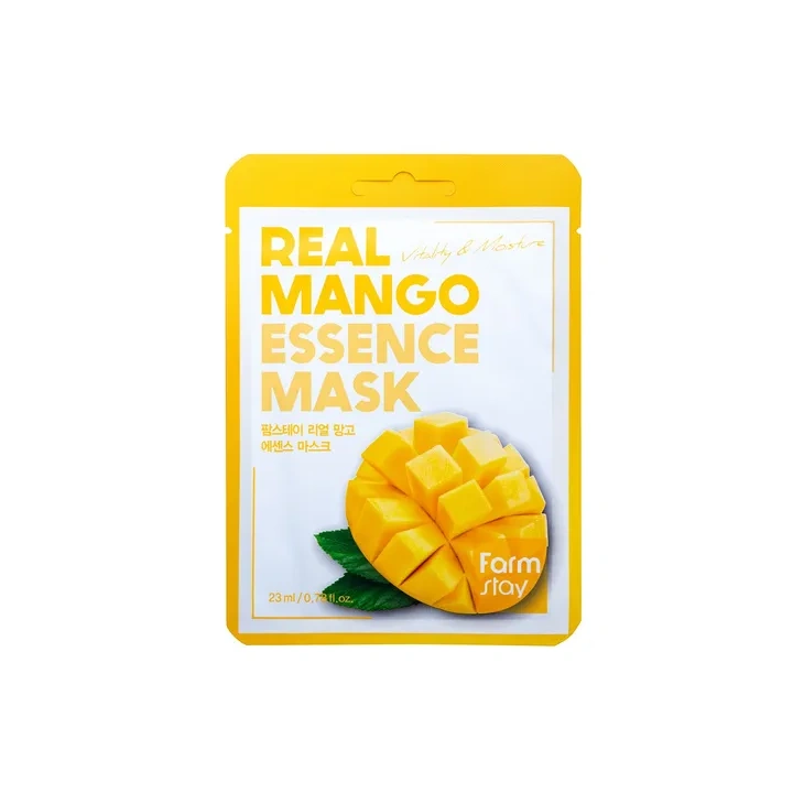FARMSTAY Real Essence Mask maska do twarzy w płacie Mango 23ml 