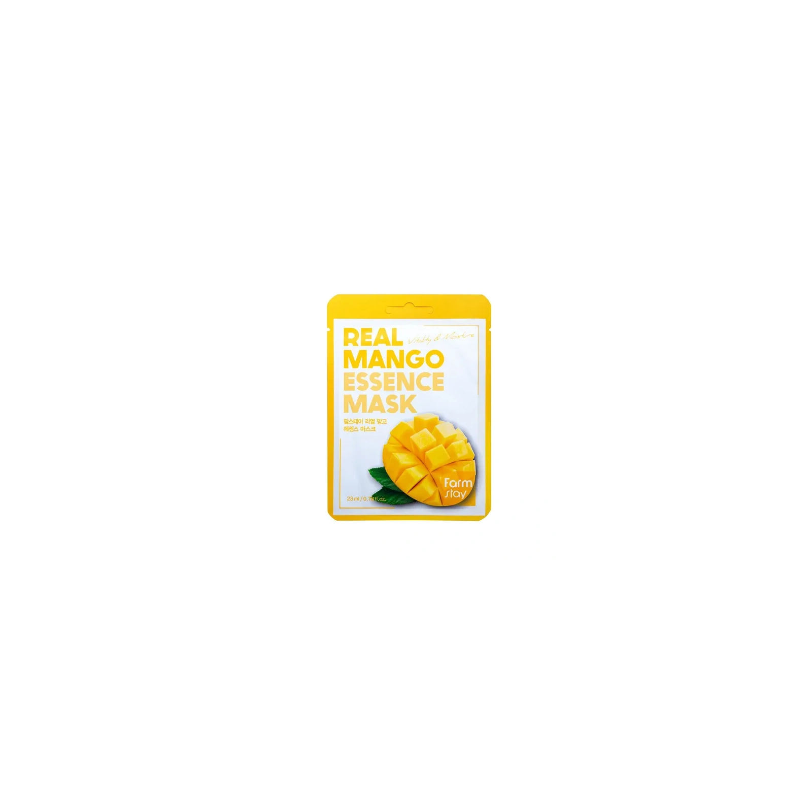 FARMSTAY Real Essence Mask maska do twarzy w płacie Mango 23ml 