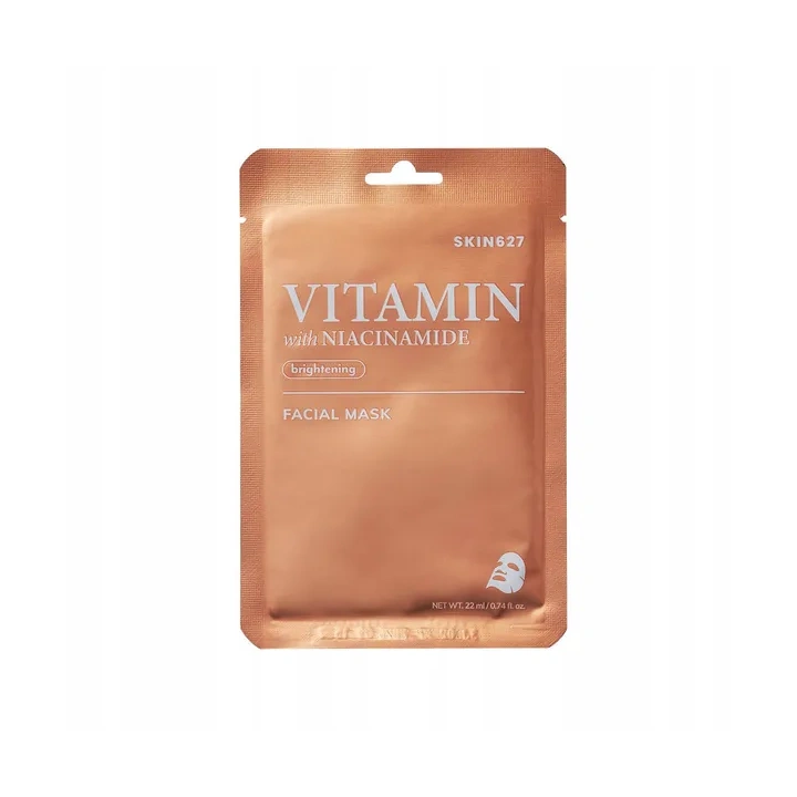 SKIN627 Facial Mask maska do twarzy w płacie Vitamin & Niacinamide 22ml 