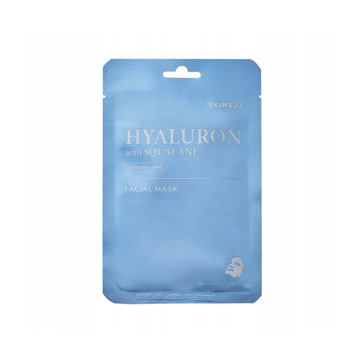 SKIN627 Facial Mask maska do twarzy w płacie Hialuron & Skwalan 22ml