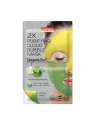 PUREDERM maska do twarzy w płacie 2x Cloud Bubble Mask Yellow & Green 11+12g