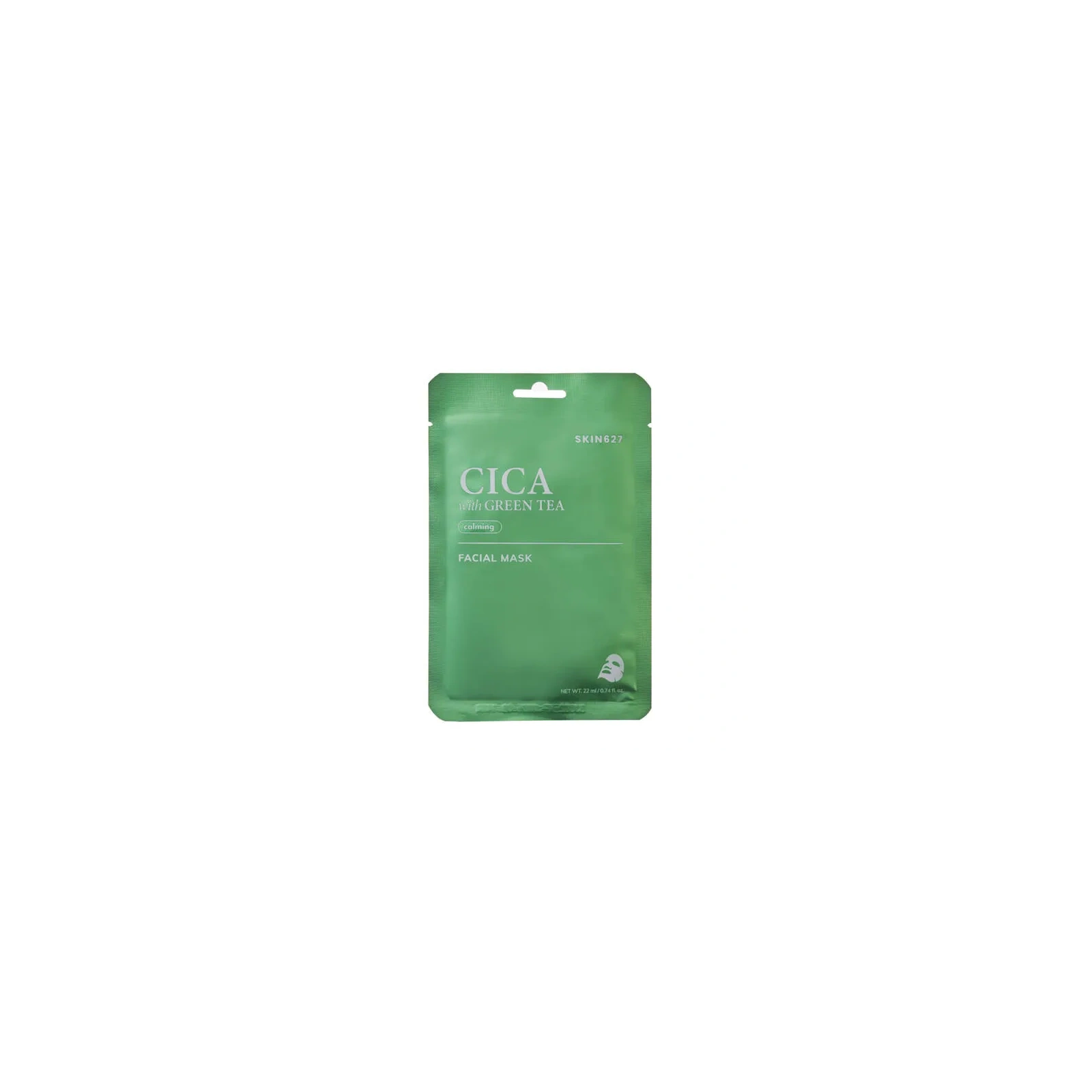SKIN627 Facial Mask maska do twarzy w płacie Cica & Zielona Herbata 22ml 