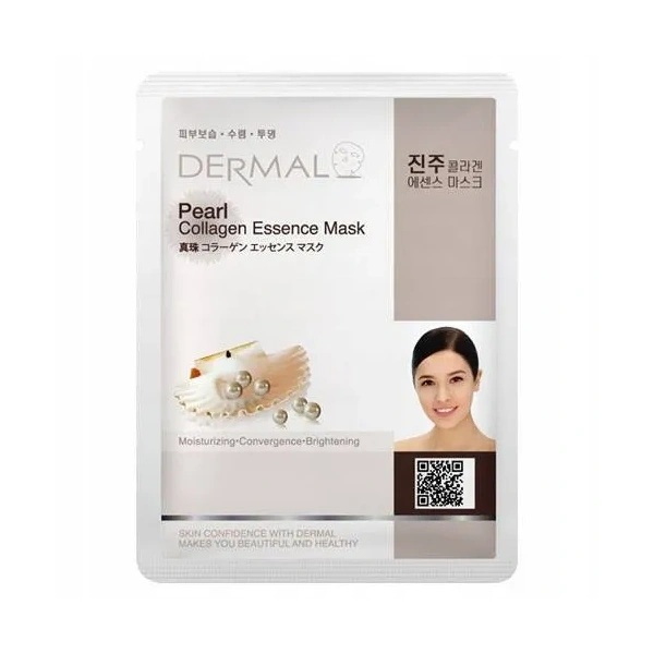 DERMAL Collagen Essence Mask maska do twarzy w płacie Pearl