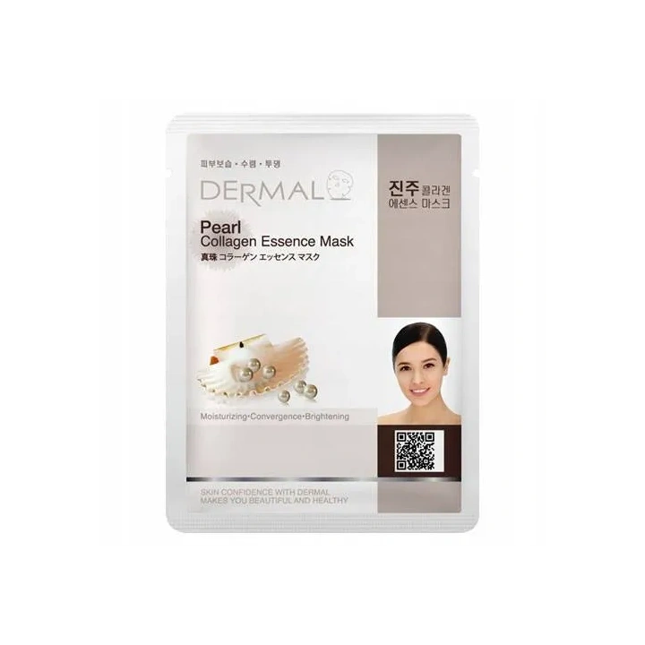 DERMAL Collagen Essence Mask maska do twarzy w płacie Pearl