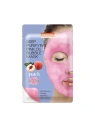 PUREDERM Bubble bąbelkująca maska do twarzy wegańska różowa Peach 20g