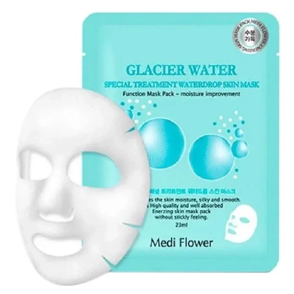 MEDI FLOWER Skin Mask maska w płacie Glacier Water 23ml