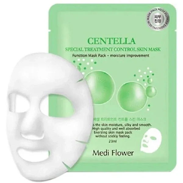 MEDI FLOWER Skin Mask maska w płacie Centella 23ml