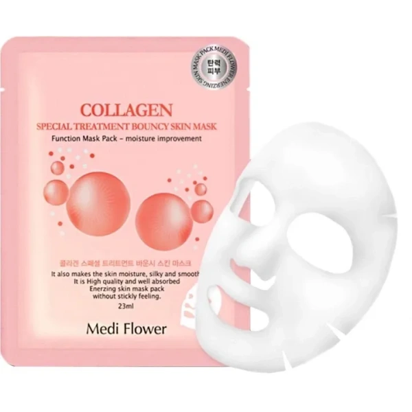 MEDI FLOWER Skin Mask maska w płacie Collagen 23ml