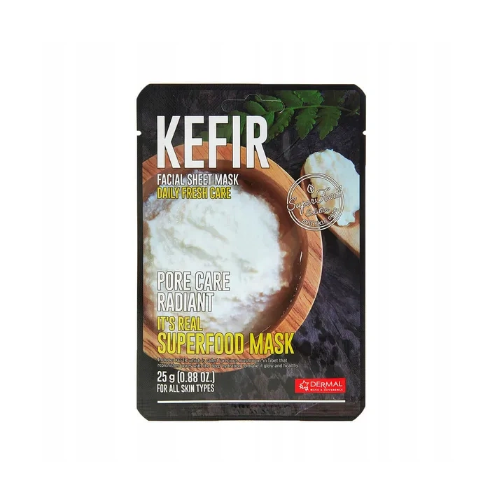 DERMAL Its Real Superfood Mask maska do twarzy Kefir 25ml