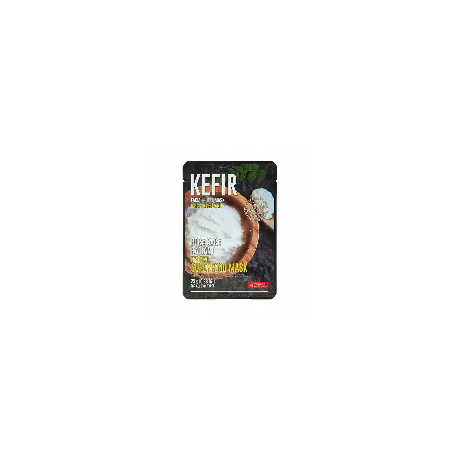 DERMAL Its Real Superfood Mask maska do twarzy Kefir 25ml