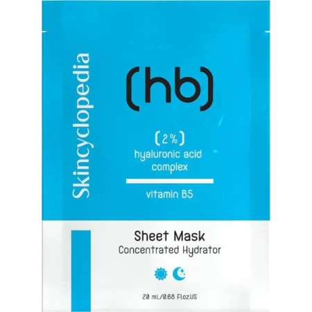 SKINCYCLOPEDIA maska do twarzy w płachcie HIALURON i Vitamina B5 20ml 
