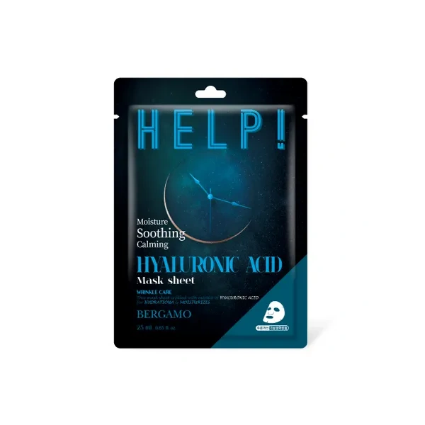 BERGAMO HELP! Maska do twarzy Kwas Hialuronowy 25ml