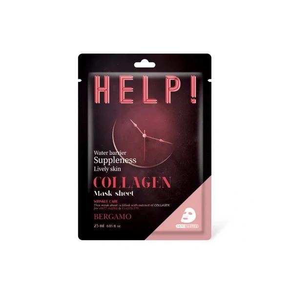 BERGAMO HELP! Maska do twarzy Kolagen 25ml