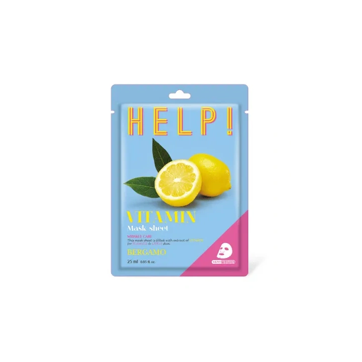 BERGAMO HELP! Maska do twarzy Witaminy 25ml