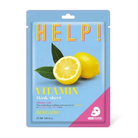 BERGAMO HELP! Maska do twarzy Witaminy 25ml