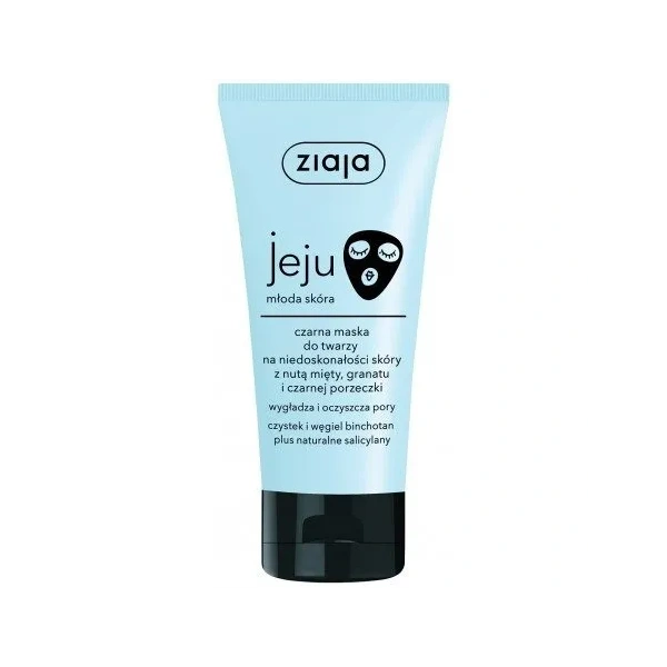 ZIAJA Jeju czarna maska do twarzy 50ml