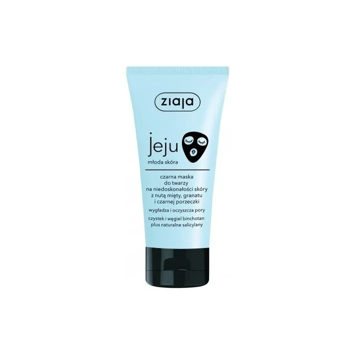 ZIAJA Jeju czarna maska do twarzy 50ml