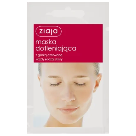 ZIAJA Maska dotleniająca z Glinką Czerwoną 7ml