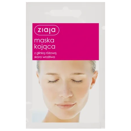 ZIAJA Maska kojąca z Glinką Różową 7ml