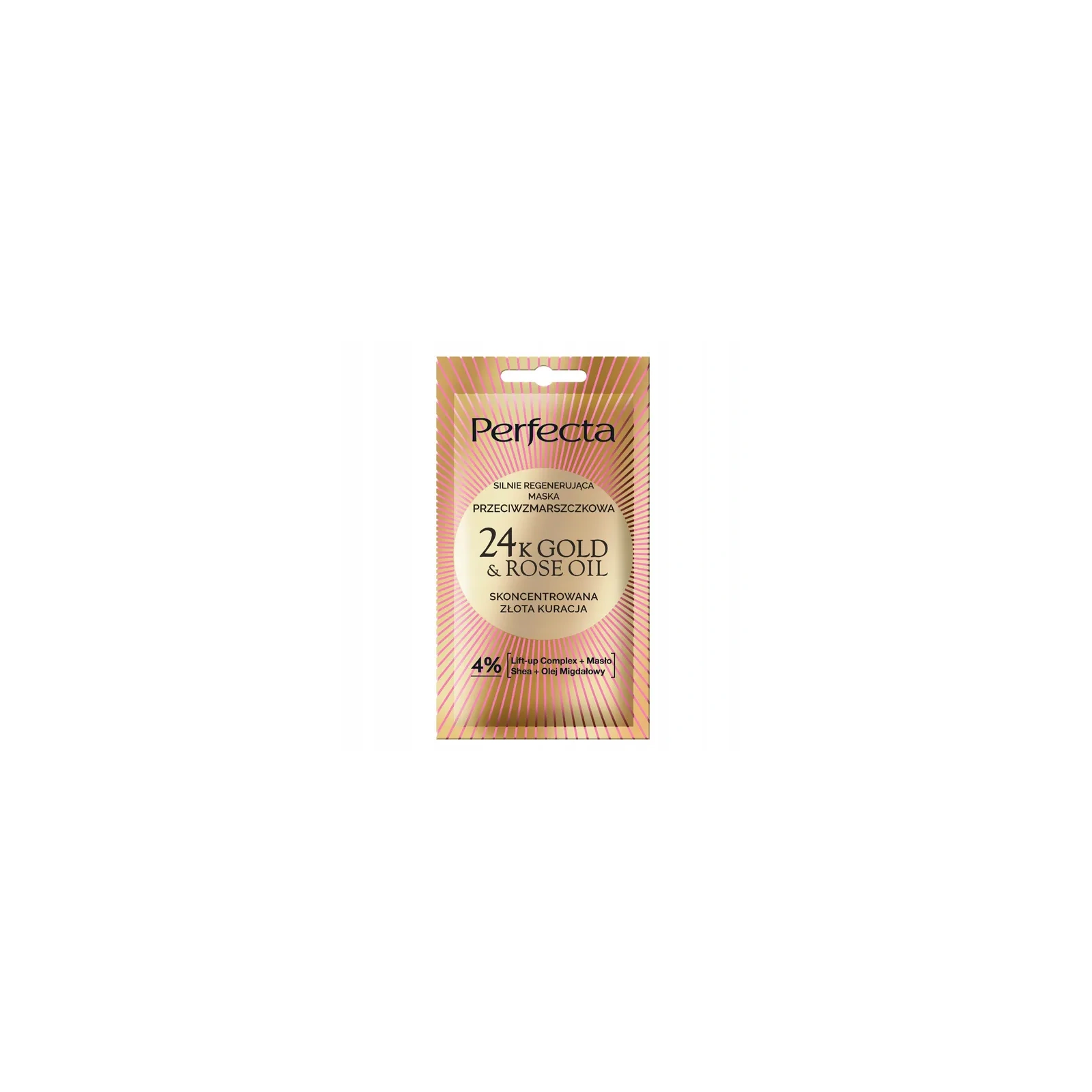 DAX Perfecta 24k Gold&Rose Oil maska do twarzy przeciwzmarszczkowa 8ml