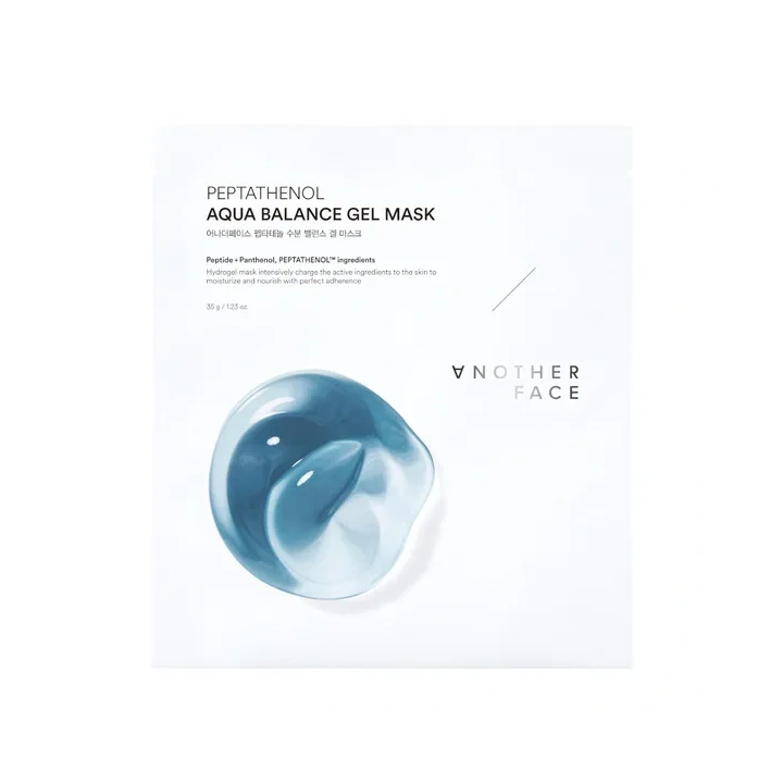 ANOTHER FACE Peptathenol Aqua Balance hydrożelowa maska do twarzy z pantenolem i peptydami 35g
