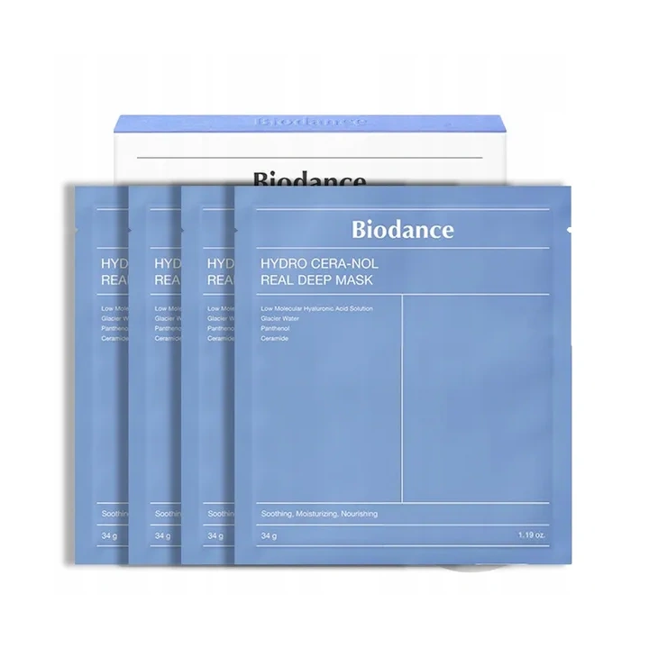 BIODANCE Real Deep Mask Hydro Cera-Nol hydrożelowa maska do twarzy nawilżająca 34g