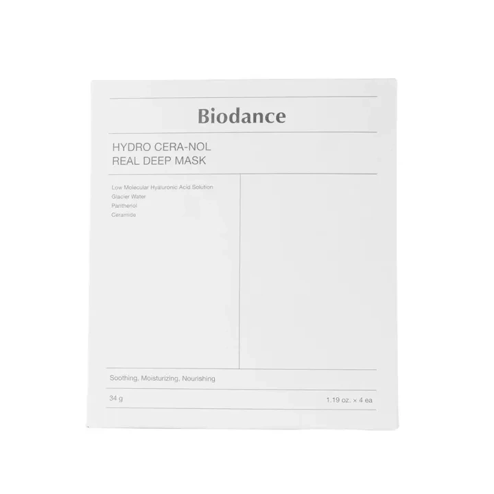 BIODANCE Real Deep Mask Hydro Cera-Nol hydrożelowa maska do twarzy nawilżająca 34g