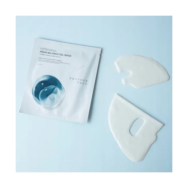 ANOTHER FACE Peptathenol Aqua Balance hydrożelowa maska do twarzy z pantenolem i peptydami 4x35g