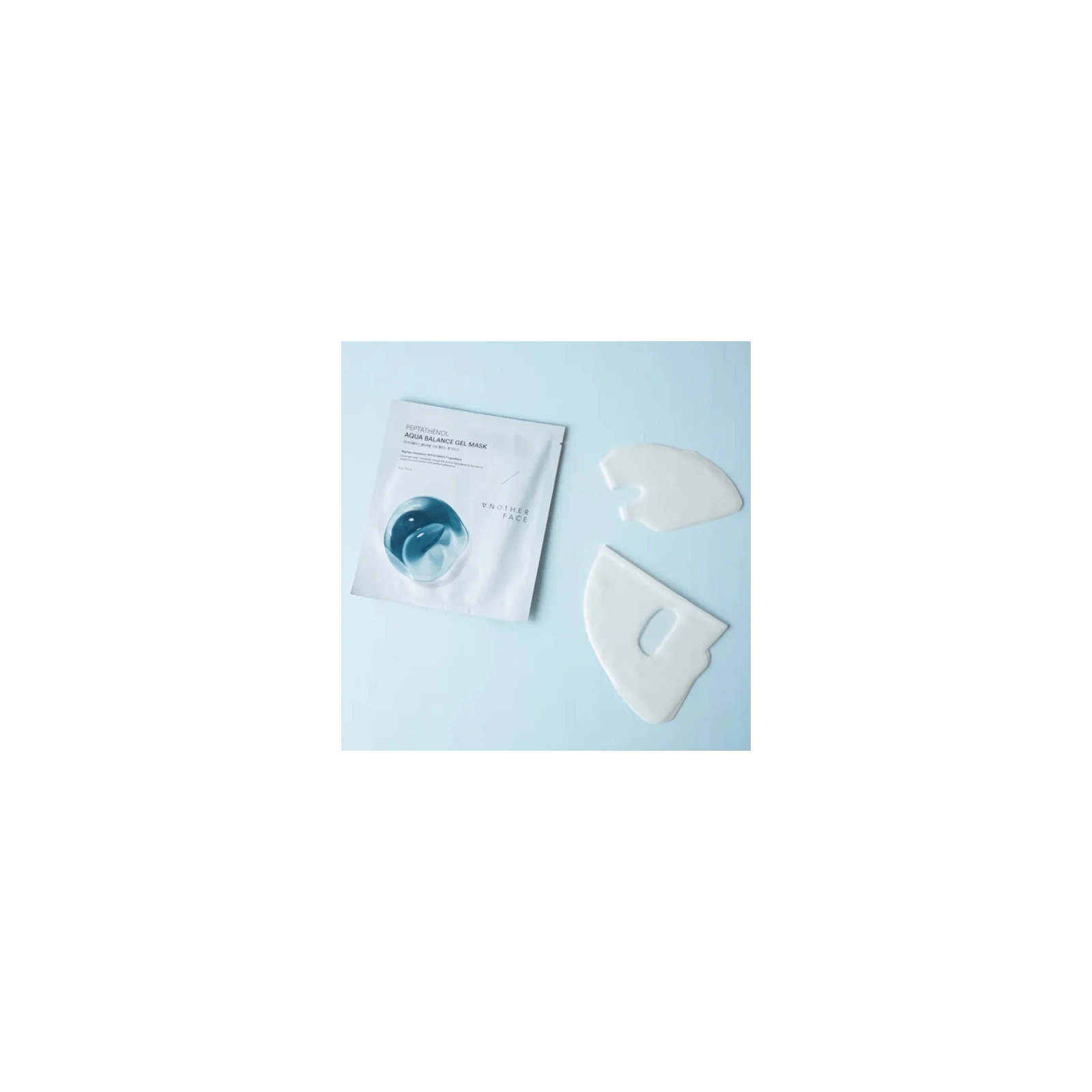ANOTHER FACE Peptathenol Aqua Balance hydrożelowa maska do twarzy z pantenolem i peptydami 4x35g