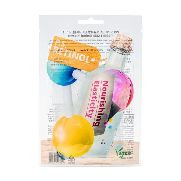 PRESENT SKIN PS In Bottle maska do twarzy w płacie Retinol, Kofeina 25ml