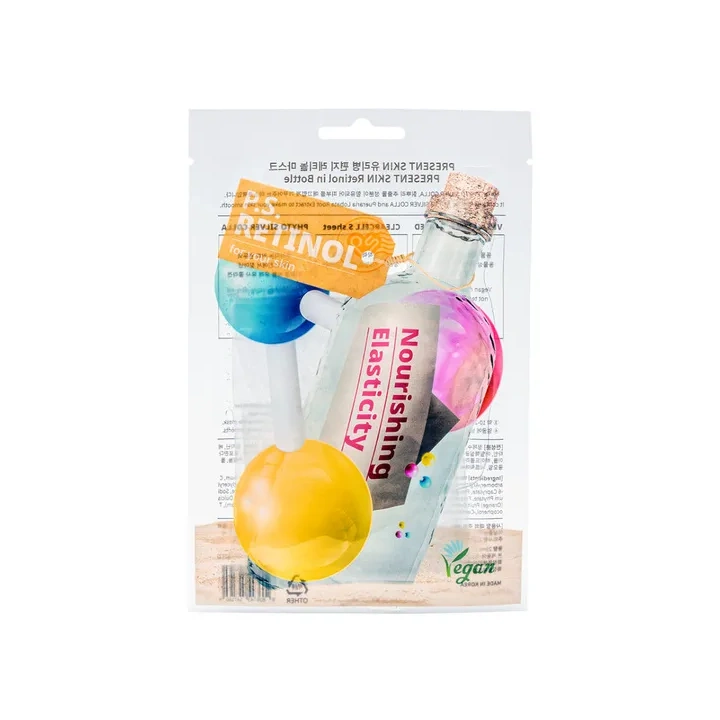 PRESENT SKIN PS In Bottle maska do twarzy w płacie Retinol, Kofeina 25ml