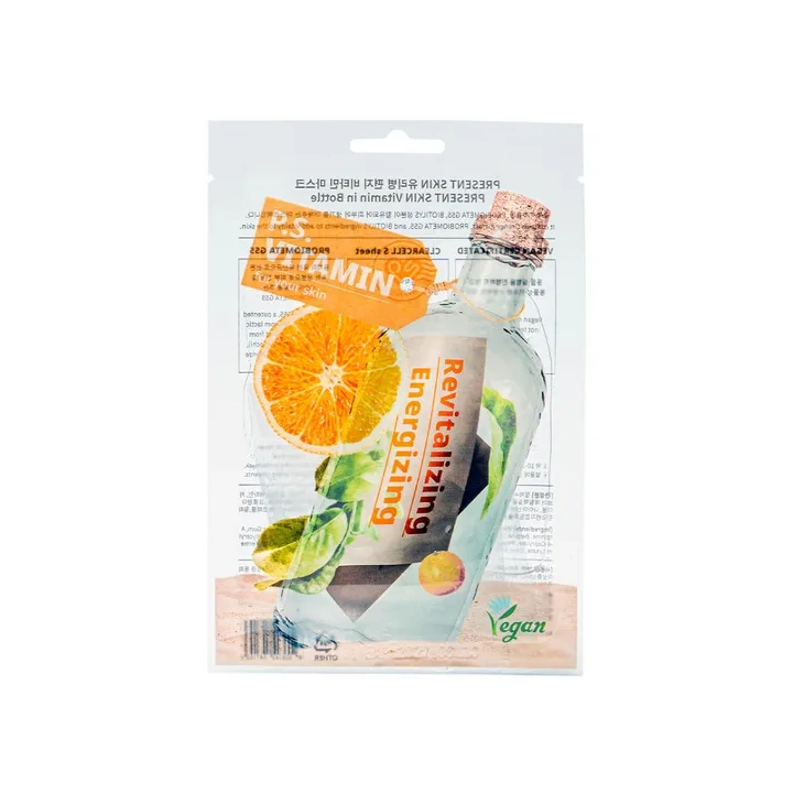PRESENT SKIN PS In Bottle maska do twarzy w płacie Vitamin C, Niacynamide 25ml