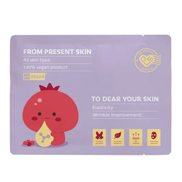 PRESENT SKIN To Dear Your Skin maska do twarzy w płacie Collagen 20g