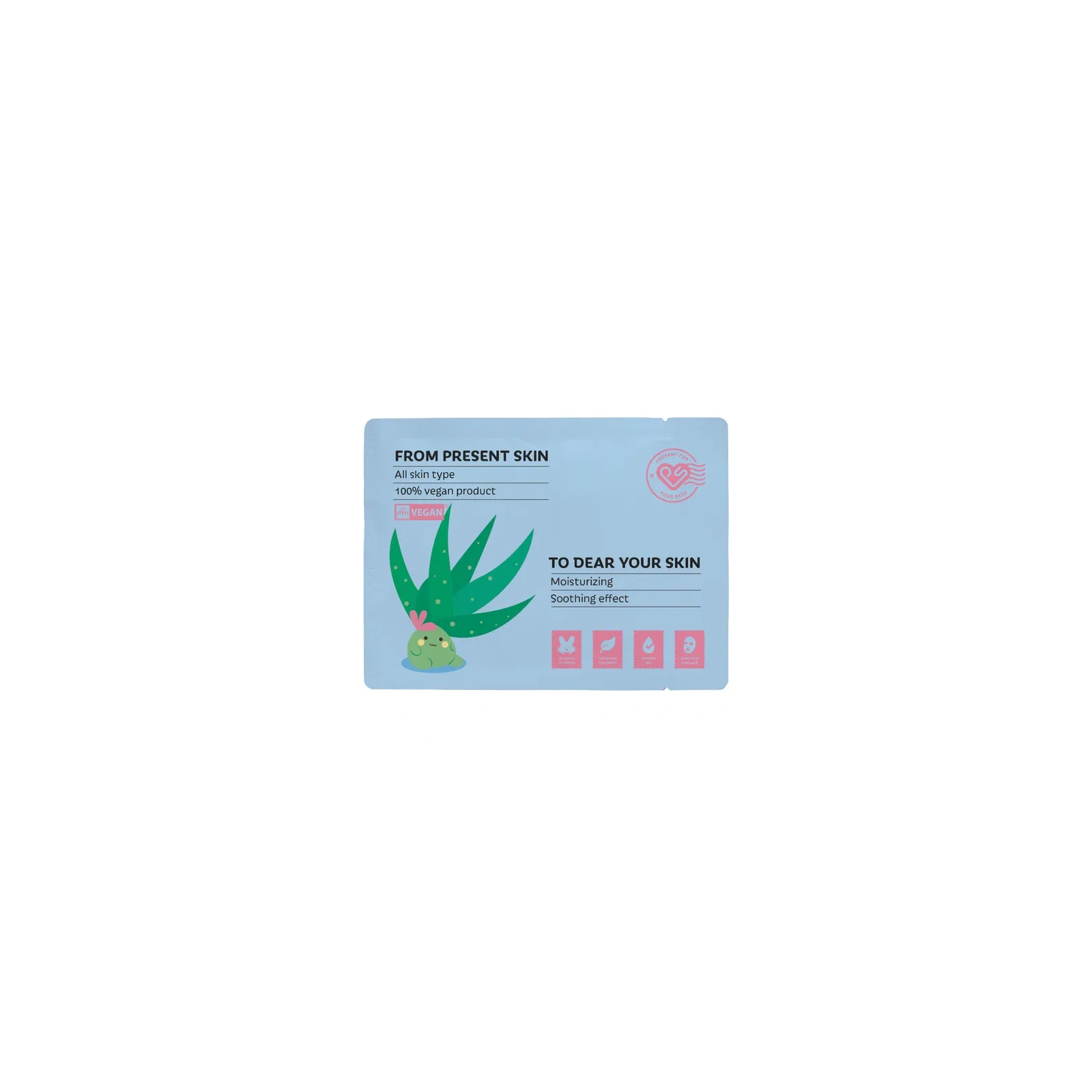 PRESENT SKIN To Dear Your Skin maska do twarzy w płacie Aloe 20g