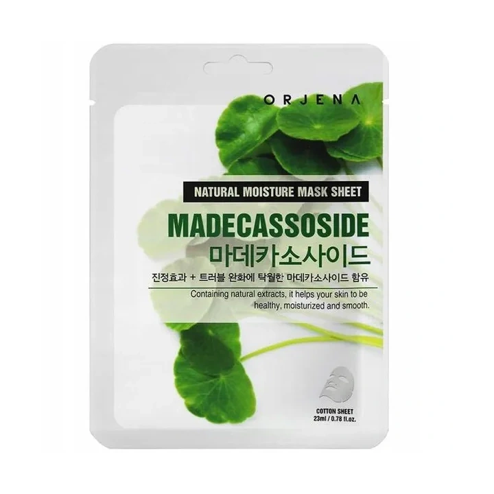 ORJENA Natural Moisture Mask Sheet maska w płacie regenerująca Madecassoside