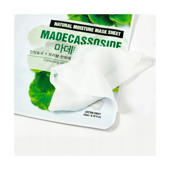 ORJENA Natural Moisture Mask Sheet maska w płacie regenerująca Madecassoside