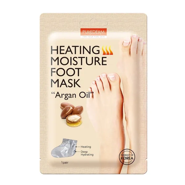 Purederm PUREDERM Foot Mask maska-skarpetki do stóp rozgrzewająca Argan Oil 2x17g — Inhaltsstoffe i ocena