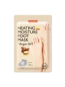 PUREDERM Foot Mask maska-skarpetki do stóp rozgrzewająca Argan Oil 2x17g 