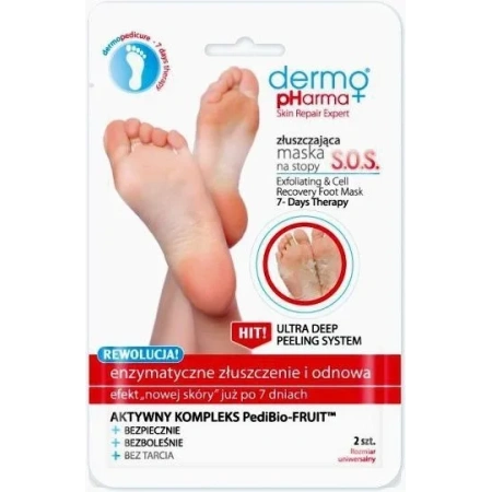 ESTETICA Dermo Pharma SOS złuszczająca maska do stóp