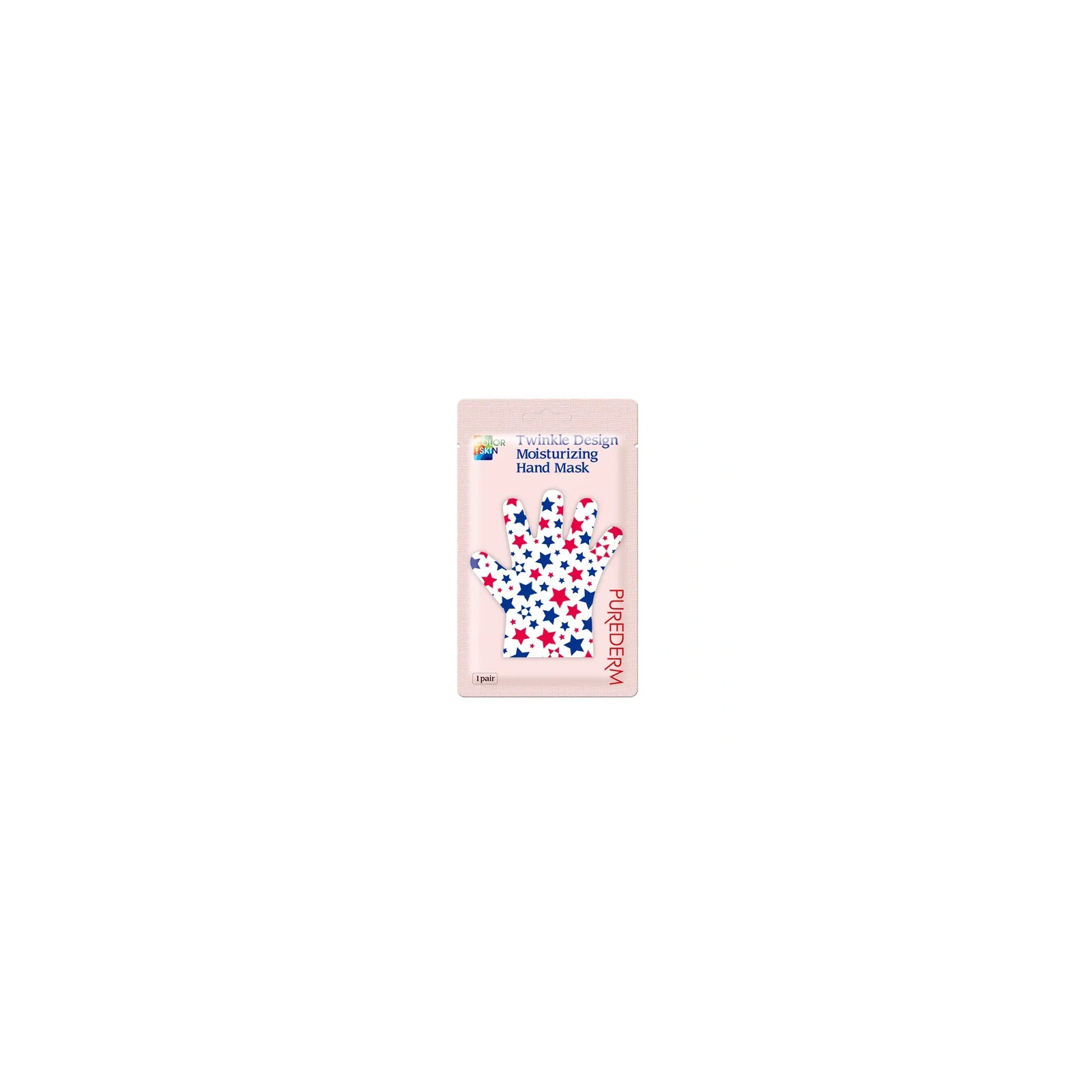 PUREDERM Twinkle Design maska do dłoni nawilżająca serduszka 