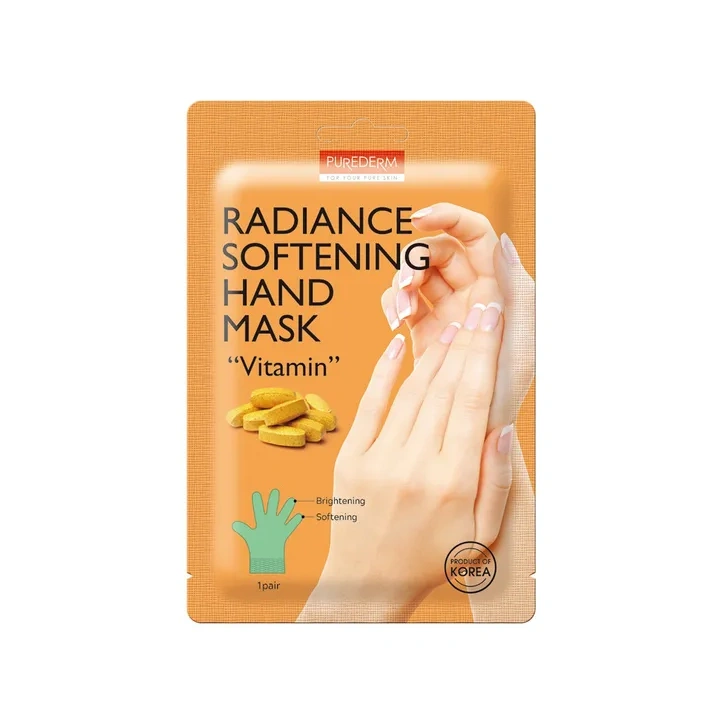 PUREDERM maska do dłoni Radiance Softening Hand Mask Vitamin 1 para